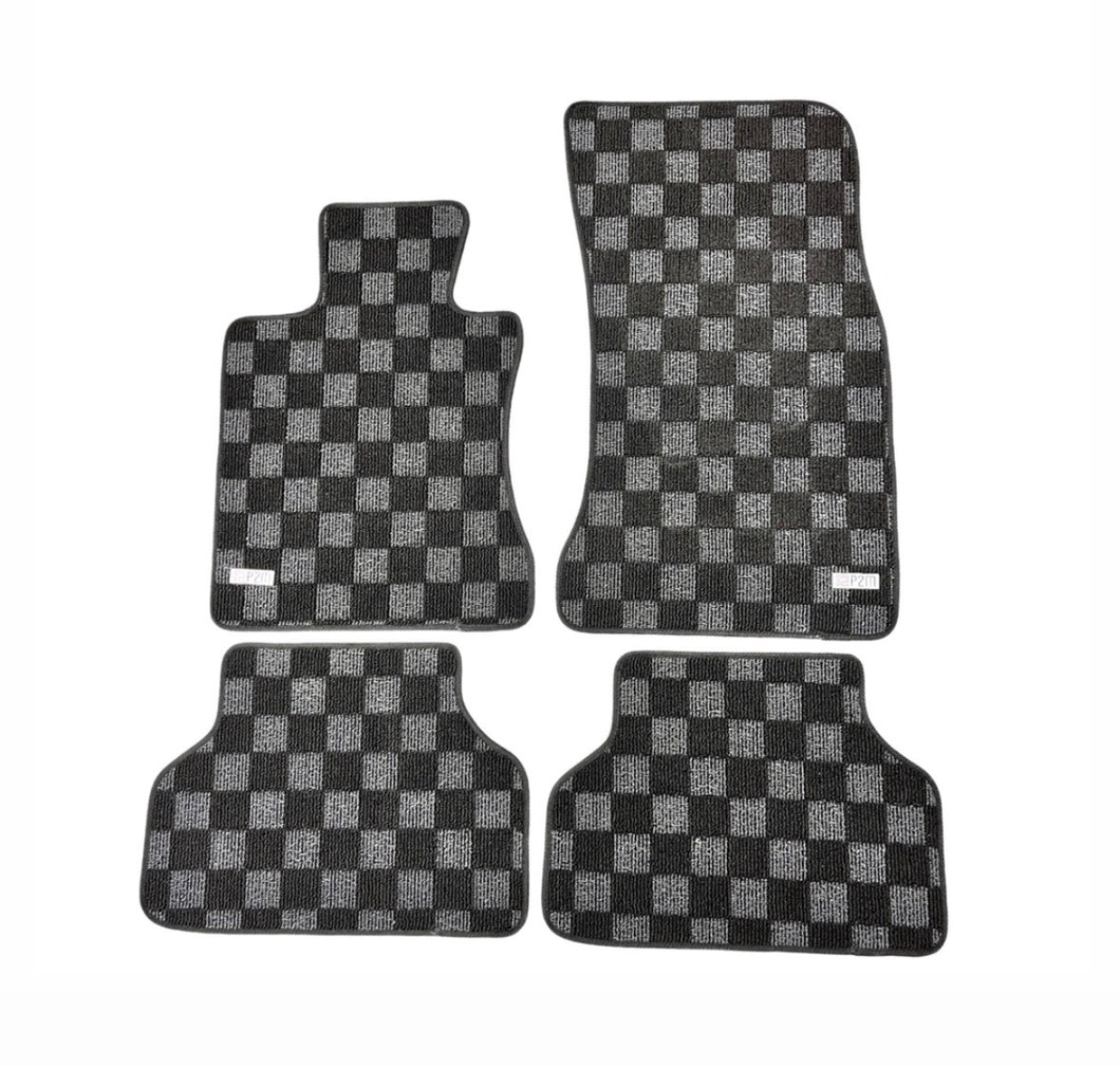 P2M BMW E60 5-SERIES SEDAN 2003-10 RACE FLOOR MATS : DARK GREY (FRONT/REAR)