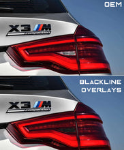 Load image into Gallery viewer, BMW X3 Series X3M Competition 2018-2021 (G01/F97) BLACKLINE Taillight Overlay Kit
