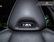 Load image into Gallery viewer, BMW Dry Carbon Fiber Seat Badge Trim (Autotecknic)
