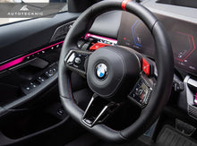 Load image into Gallery viewer, AutoTecknic Carbon Fiber Steering Wheel Trim - G90 / G99 M5
