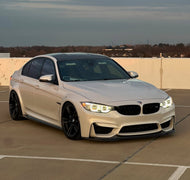 F8x M3/M4 PSM Style Carbon Fiber Side Skirt Extensions (Flat Version)