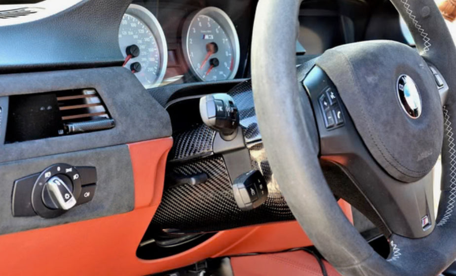 BMW Carbon Fiber Steering Wheel Column