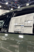 Load image into Gallery viewer, Custom BMW Window Label Monroney (with mods)
