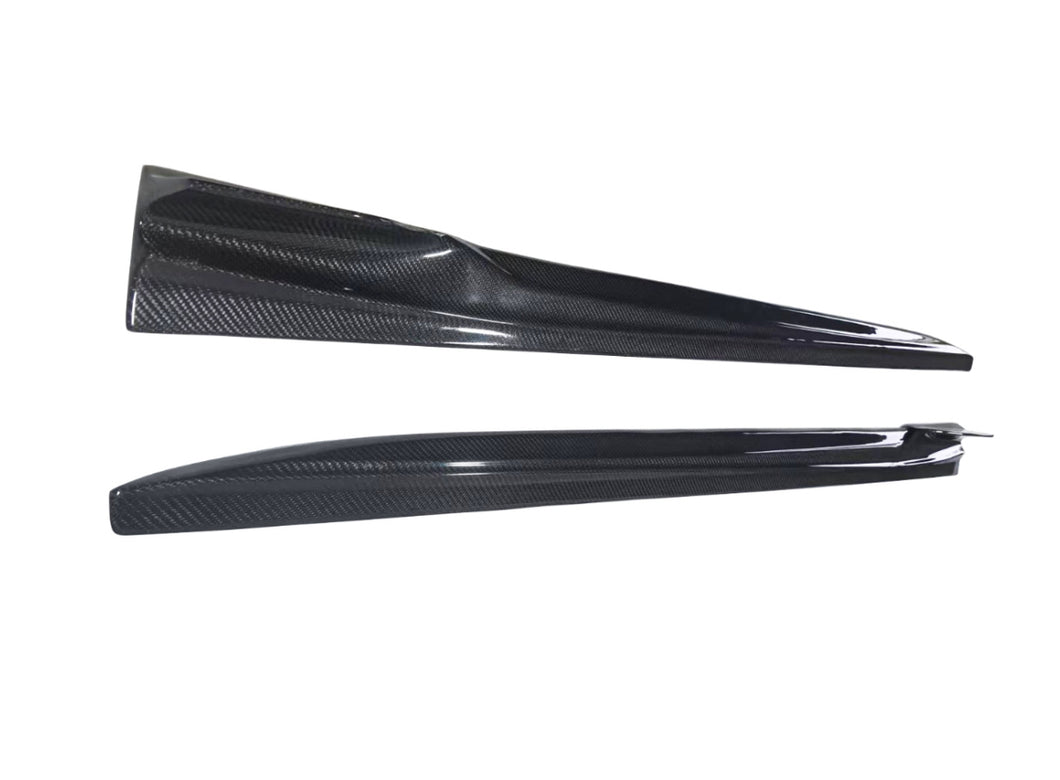 F97 X3 M / F98 X4 M V2 Carbon Fiber Side Skirt Extensions