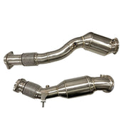 MAD BMW S58 Catted Downpipes X3M X4M F97 F98 W/ No CEL Guarantee & Flex Section