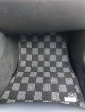 Load image into Gallery viewer, P2M Tesla Model 3 Complete 5PCS Checkered Floor Mats: Dark Grey
