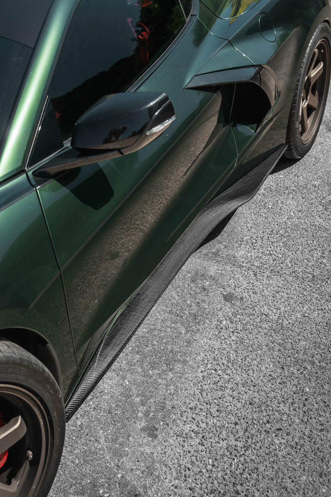 Street Hunter C8 Corvette Side Skirt Extensions