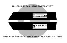 Load image into Gallery viewer, BMW 4 Series (F32/F82 OLED LED Styled Taillights) BLACKLINE Taillight Overlay Kit
