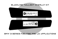 Load image into Gallery viewer, Goldenwrench F30/F80 PRE LCI BLACKLINE Taillight Overlay Kit
