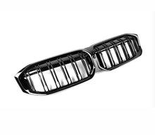 Load image into Gallery viewer, BMW G20 3 Series Autotecknic Dual-Slat Glazing Black Front Grills
