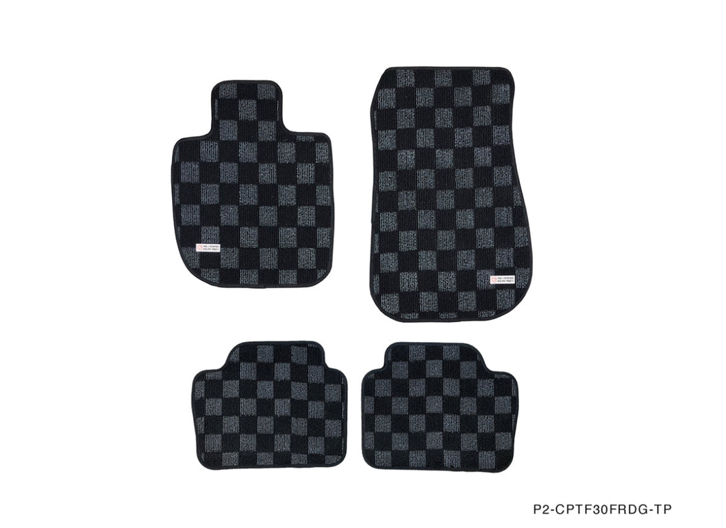 P2M BMW G20 / G80 3-SERIES (2019-24) 4D RACE FLOOR MATS: DARK GREY