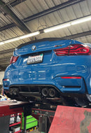 F8x M3/M4 2 Piece Carbon Fiber Diffuser