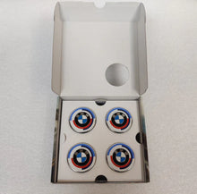 Load image into Gallery viewer, BMW Performance 50 Years M Wheel Center Cap Set (56mm)
