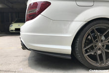 Load image into Gallery viewer, W204 C63 AMG RZS Style Carbon Fiber Rear Bumper Extensions
