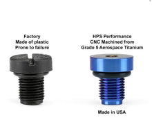 Load image into Gallery viewer, HPS Performance Titanium Coolant Bleed Screw for BMW
