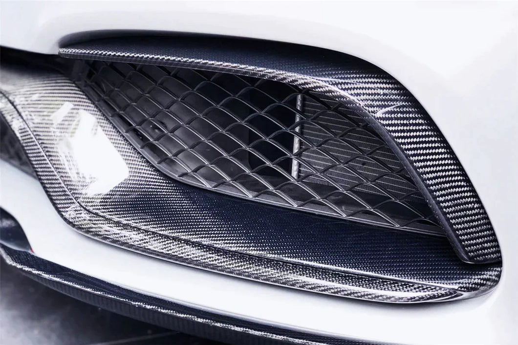 W205 C63/S AMG Carbon Fiber Front Canards