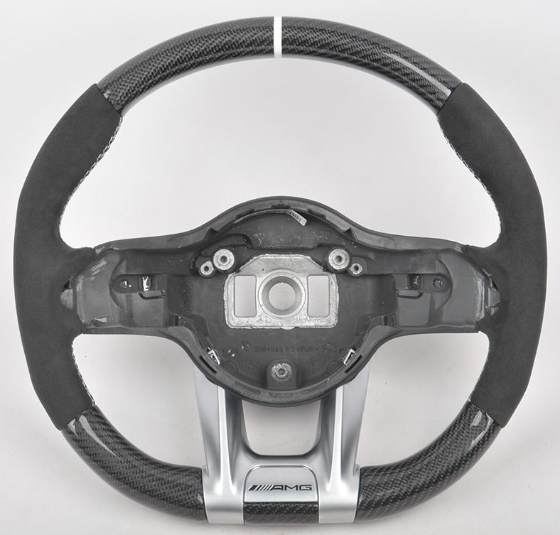 Facelift Steering Wheel Custom AMG Logo Trim