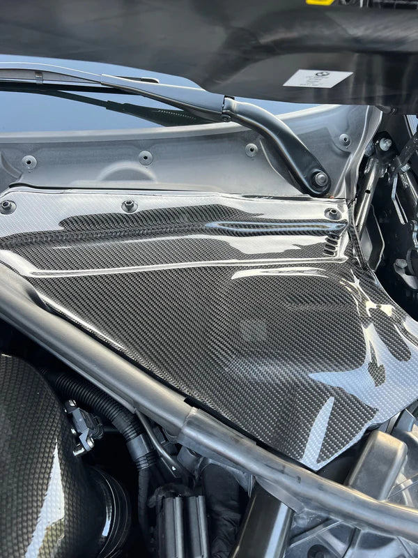 BMW F8x M3/M4 Carbon Fiber Engine Corner Cowl Panels