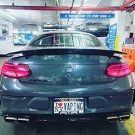 Aero Republic 2015-2021 Carbon Fiber Rear Spoiler RT Style for Mercedes Benz W205 (Coupe/Sedan)