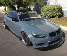 Load image into Gallery viewer, front angled view of BMW E92 with Custom M-Tech Front Lip
