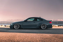 Load image into Gallery viewer, side view of BMW E92 with Custom Wide Body Kit
