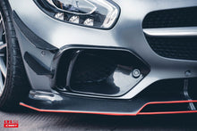 Load image into Gallery viewer, Carbon Fiber Front Bumper Canards for Mercedes Benz C190 AMG GT GTS 2016-17
