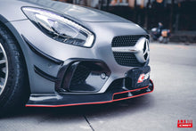 Load image into Gallery viewer, Carbon Fiber Front Bumper Canards for Mercedes Benz C190 AMG GT GTS 2016-17
