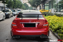 Load image into Gallery viewer, W204 C Class/ C63 AMG Coupe Carbon Fiber Trunk Spoiler
