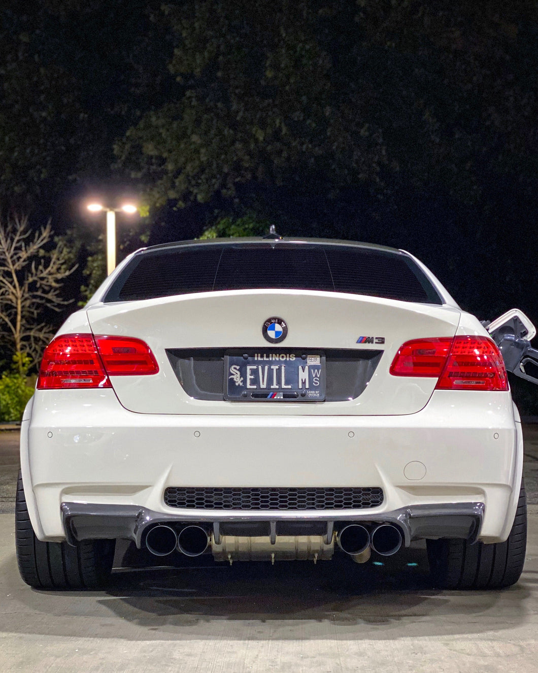 BMW E92/E93 M3 GTS-V Style CF Rear Diffuser