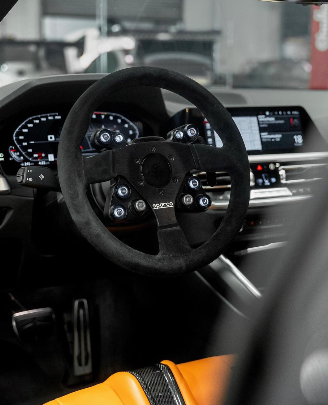 JQ Werks Madtrace BMW G Series Racing Steering Wheel System