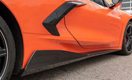 C8 Corvette Z51 Style CF Side Skirts