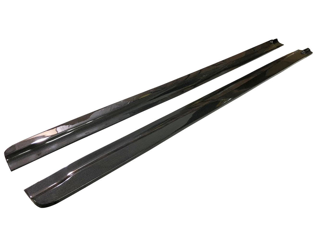 BMW X5/X6 M 3D Style Carbon Fiber Side Skirt Extensions