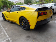 C7 Stage 2 Carbon Fiber Rear Spoiler w/ Wickerbill