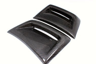 W204 C63 Carbon fiber side grill pieces
