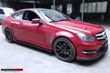 Load image into Gallery viewer, 2012-2014 Mercedes Benz W204 C Class Coupe DP Style Carbon Fiber Side Skirts
